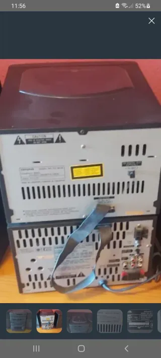 Minicadena Aiwa CD/Doble Cassette/Radio