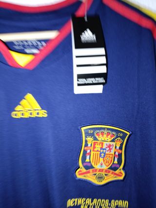 Camiseta Iniesta 6 España mundial 2010 fútbol retr