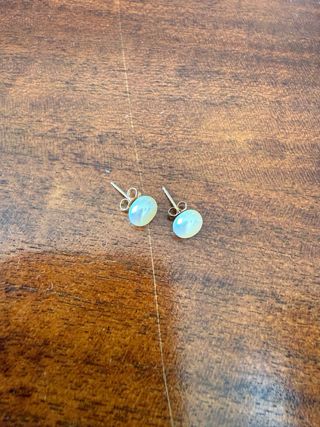 Pendientes antiguos perla de alta calidad