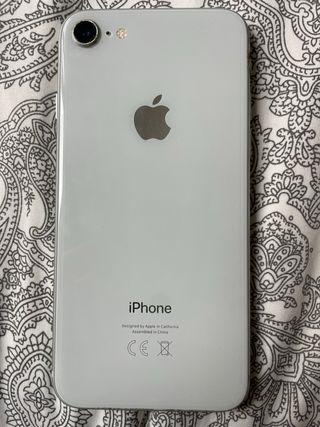 iPhone 8 blanco en perfecto estado