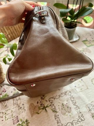 Bolso Bimba y Lola marrón y gris