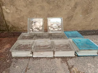 Bloques de cristal para construcción