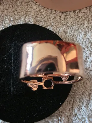 Sortija Tous de plata con un baño de  Oro Rosado C