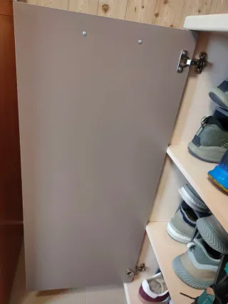 Armario de Madera Bajo (2 Puertas, Baldas)