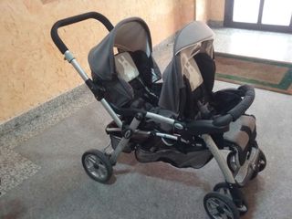 Silla Gemelar Jane Twin Two con Capazos