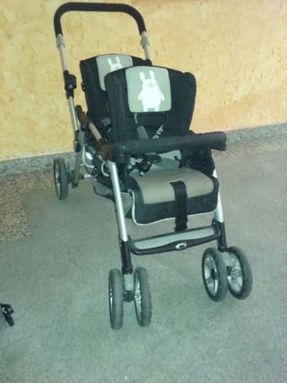 Silla Gemelar Jane Twin Two con Capazos