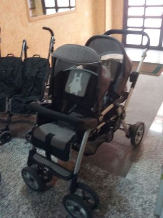 Silla Gemelar Jane Twin Two con Capazos