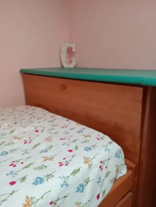 Dormitorio completo madera.