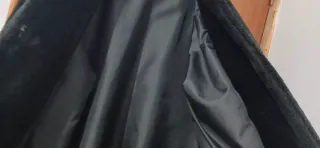 Abrigo pelo sintético hecho a mano