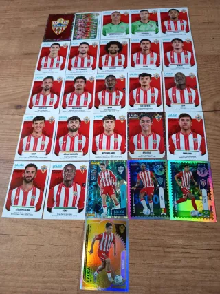 Equipo COMPLETO cromos hypermotion Almería 25-26