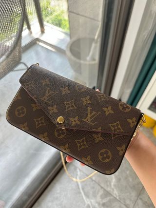 Louis Vuitton Marrón y Roja 3in1