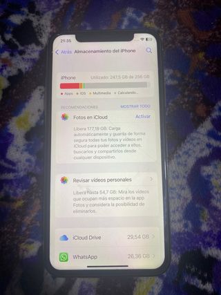 iPhone X 256GB Argento