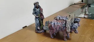 Figuras Belén con bueyes