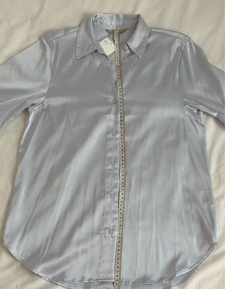 Blusa de H&M en color azul turquesa. Talla S mujer