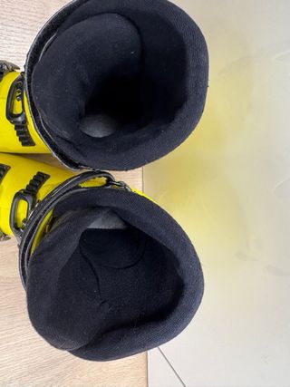 Botas de esquí Salomon amarillas