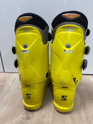 Botas de esquí Salomon amarillas