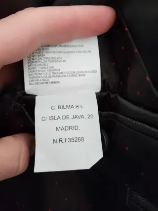 Americana gris hombre