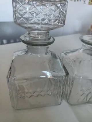 Lote Botella Mini Cristal Decorativa