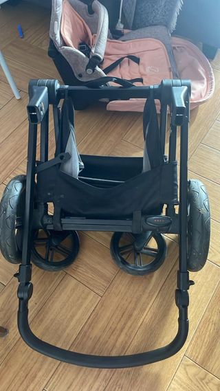 Silla de paseo Jane color coral trio