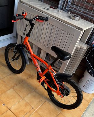 Bicicleta infantil Btwin naranja 4 años