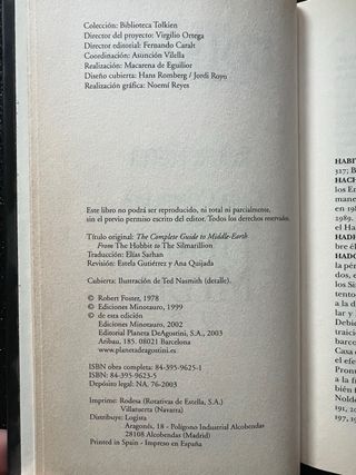 Guía completa de la Tierra Media: (H-Z), Tolkien