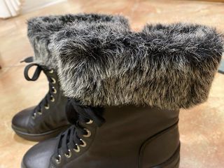 Stivali The Flex neri pelliccia Tg 37