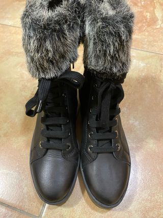Stivali The Flex neri pelliccia Tg 37