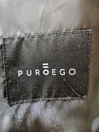 Americana gris hombre