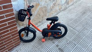 Bicicleta infantil con cesta, solo recoger. 12’