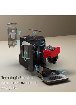 Cafetera Siemens EQ300 Negra