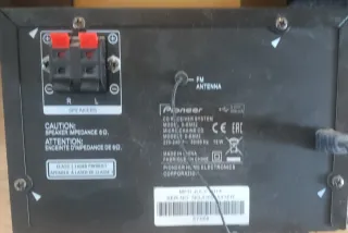 Minicadena Pioneer X-EM12 Negra