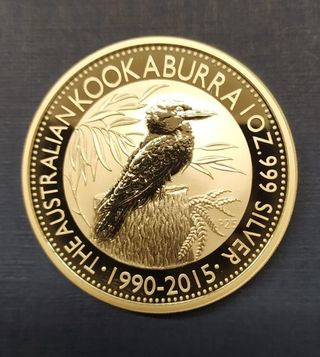 AUSTRALIA -Kookaburra argento PROOF -anno 2015
