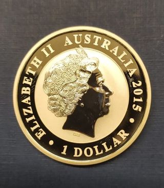 AUSTRALIA -Kookaburra argento PROOF -anno 2015