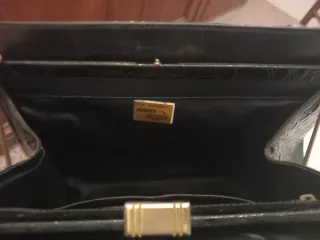 Borsa donna coccodrillo anni 70 come nuova