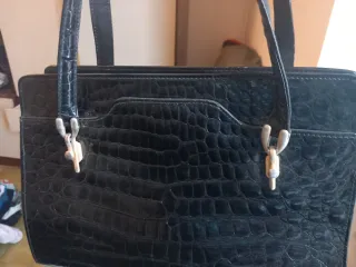 Borsa donna coccodrillo anni 70 come nuova