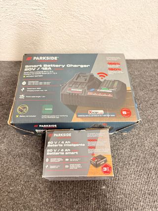 Cargador Batería Parkside Smart 20V/12A
