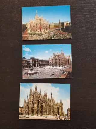 Lotto 12 cartoline vintage Duomo Milano