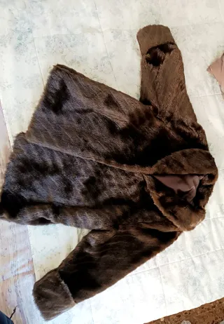 Abrigo vintage marrón