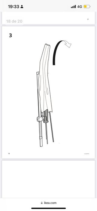 Parasol Colgante Exterior 286x286 + Pesos