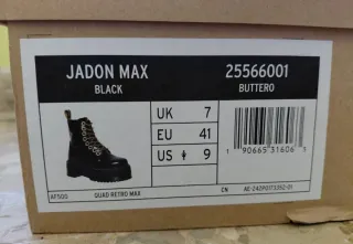 Botas Dr. Martens Jadon Max Negras