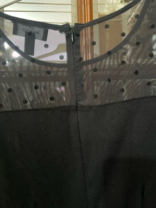 Vestido Mango Negro Fiesta