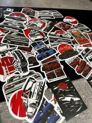 50 Pegatinas de Coches JDM Estilo B