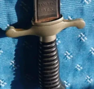 Herramienta Toledo del 1863 con ébano