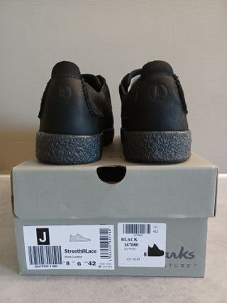 Clarks Streethill Lace Talla 42.5 EU Negro