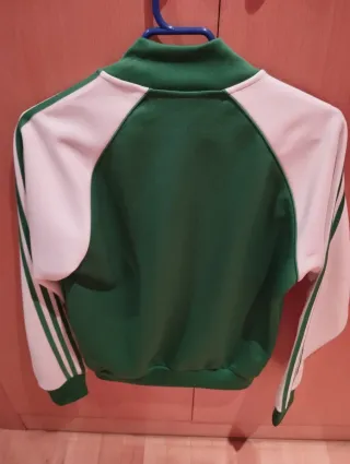Chaqueta Adidas Originals Verde y Blanco