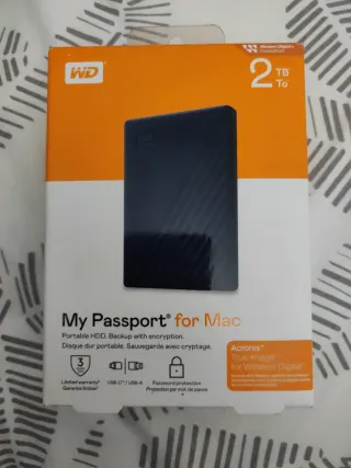 WD My Passport for Mac 2TB Disco Duro Externo