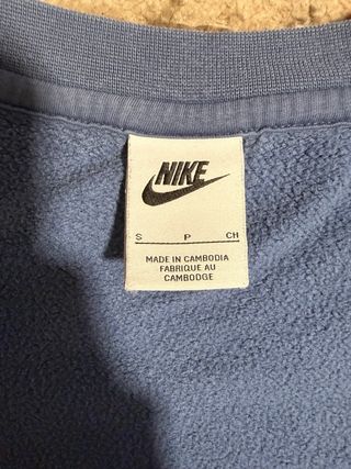 Felpa Nike vintage blu e bianca