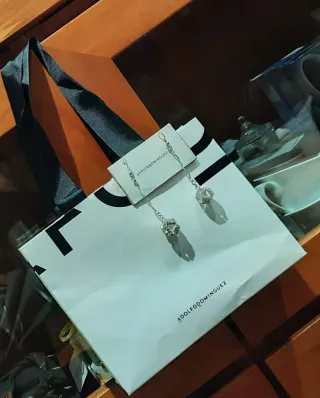 Pendientes Adolfo Domínguez + Bolsa