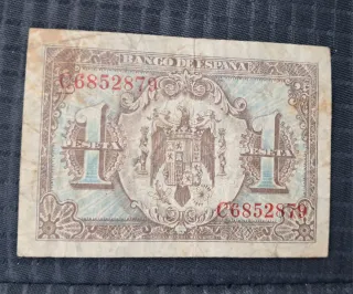 Billete 1 peseta Banco de España 1940