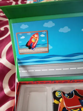 Juego de imanes Playtive Junior camión bomberos